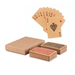 2 jeux de cartes papier recyclé ARUBA DUO