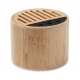 Round bamboo wireless speaker ROUND LUX