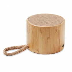 Round bamboo wireless speaker COOL