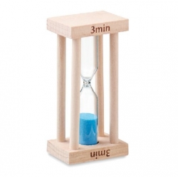 Wooden sand timer 3 minutes CI