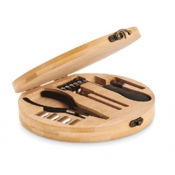 15 piece tool set bamboo case BARTLETT