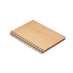 A5 ring bound Bamboo notebook BRAM