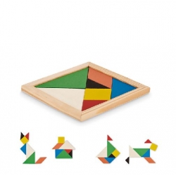 Tangram puzzle in wood TANGRAM