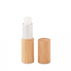 Lip balm in bamboo tube box GLOSS LUX