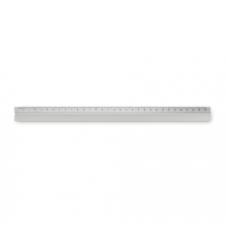 30cm Ruler in aluminium TRIA