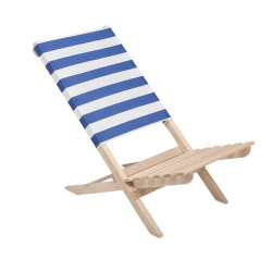 Chaise de plage pliable en bois MARINERO